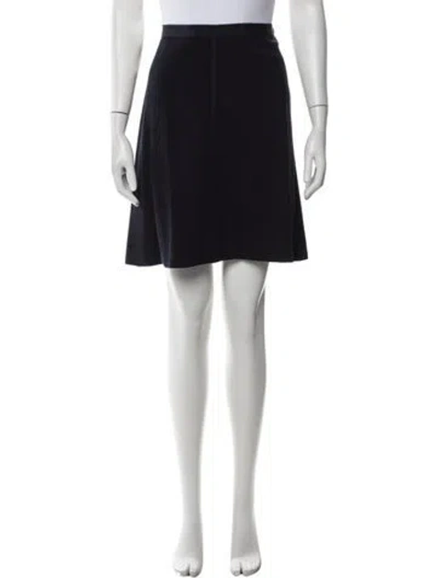 Pre-owned Prada Vintage Mini Skirt In Blue