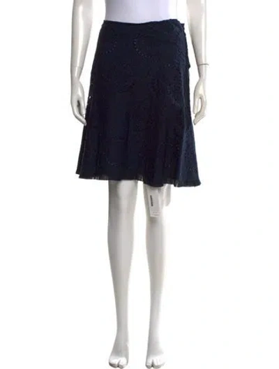 Pre-owned Prada Vintage Mini Skirt In Blue