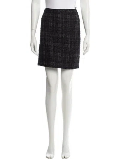 Pre-owned Prada Vintage Mini Skirt In Gray