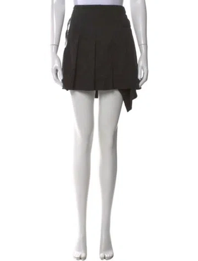 Pre-owned Prada Vintage Mini Skirt In Gray