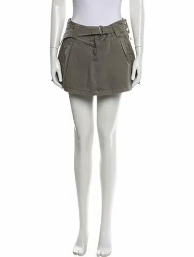 Pre-owned Prada Vintage Mini Skirt In Green
