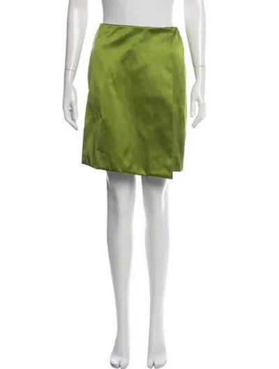 Pre-owned Prada Vintage Mini Skirt In Green