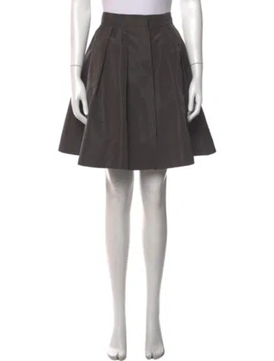 Pre-owned Prada Vintage Mini Skirt In Grey
