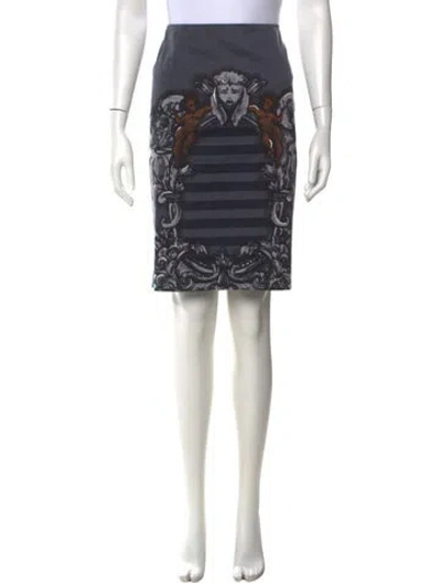 Pre-owned Prada Vintage Mini Skirt In Grey
