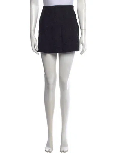 Pre-owned Prada Vintage Mini Skirt In Grey