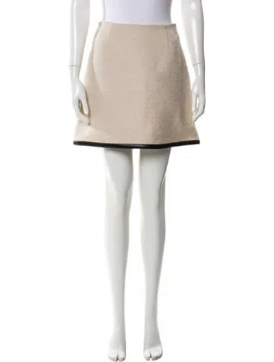 Pre-owned Prada Vintage Mini Skirt In Neutral