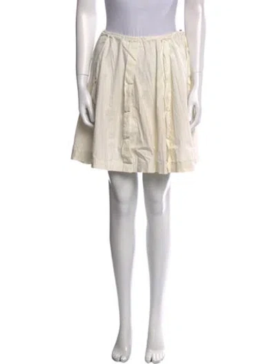 Pre-owned Prada Vintage Mini Skirt In Neutral