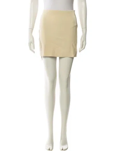 Pre-owned Prada Vintage Mini Skirt In Neutral