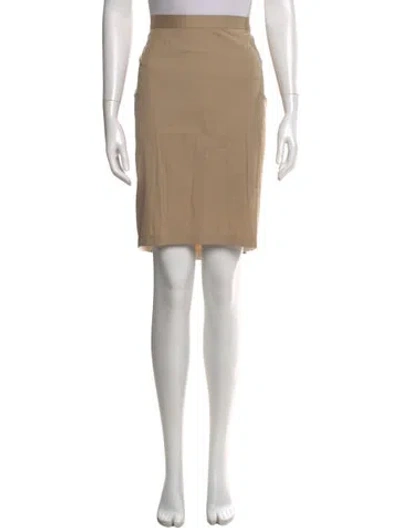 Pre-owned Prada Vintage Mini Skirt In Neutral