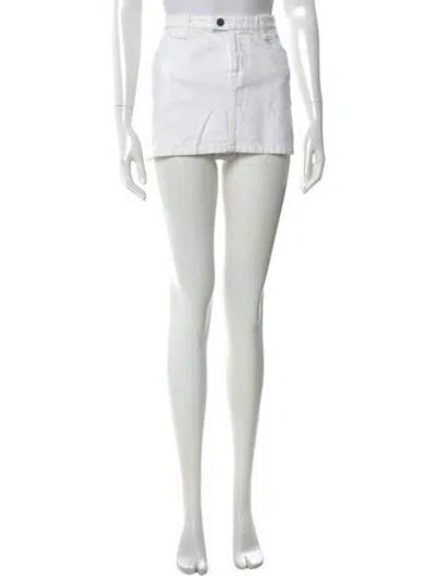 Pre-owned Prada Vintage Mini Skirt In Neutral