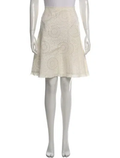 Pre-owned Prada Vintage Mini Skirt In Neutral