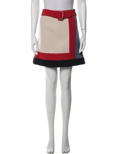 Pre-owned Prada Vintage Mini Skirt In Neutral