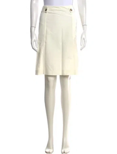 Pre-owned Prada Vintage Mini Skirt In Neutral