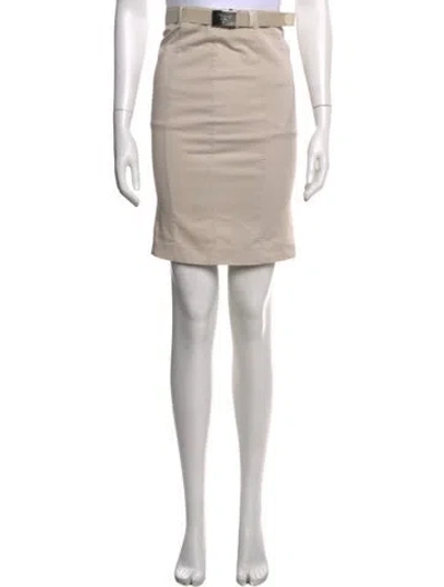 Pre-owned Prada Vintage Mini Skirt In Neutral