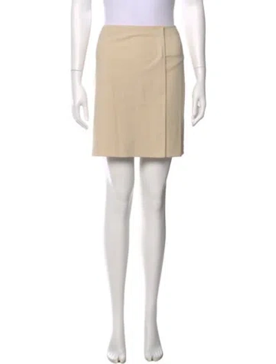 Pre-owned Prada Vintage Mini Skirt In Neutral