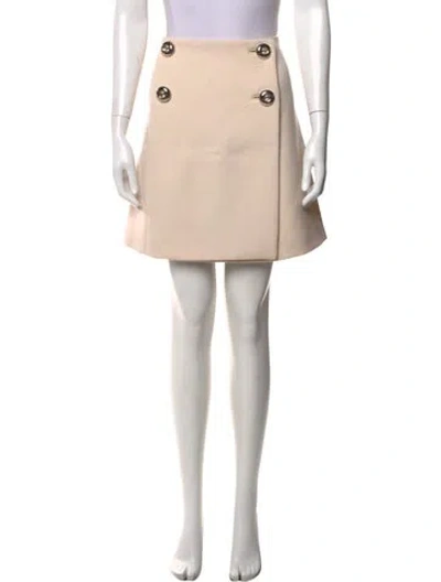 Pre-owned Prada Vintage Mini Skirt In Neutral