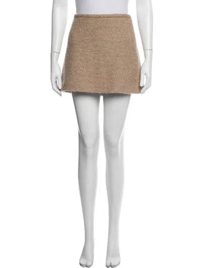 Pre-owned Prada Vintage Mini Skirt In Neutral
