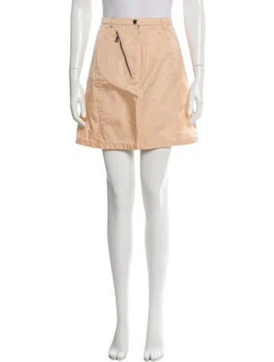 Pre-owned Prada Vintage Mini Skirt In Neutrals