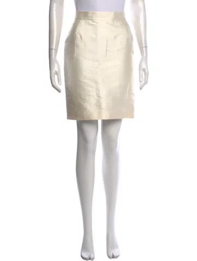 Pre-owned Prada Vintage Mini Skirt In Neutrals