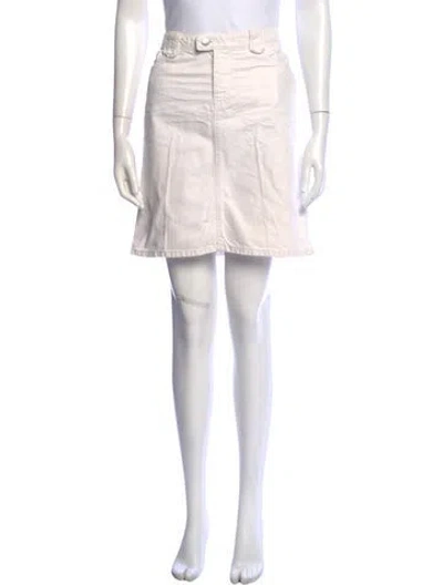 Pre-owned Prada Vintage Mini Skirt In Neutrals