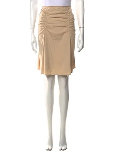 Pre-owned Prada Vintage Mini Skirt In Neutrals