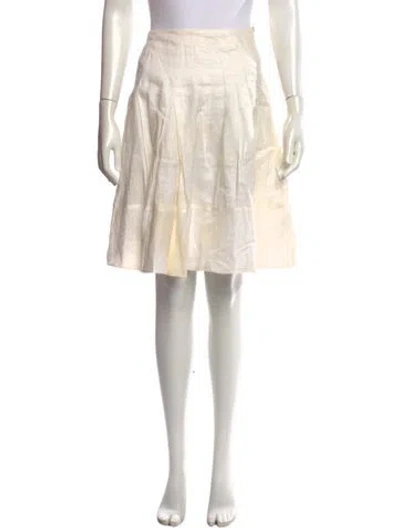 Pre-owned Prada Vintage Mini Skirt In Neutrals