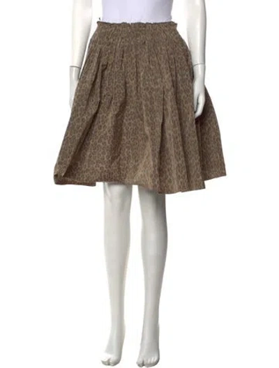 Pre-owned Prada Vintage Mini Skirt In Neutrals