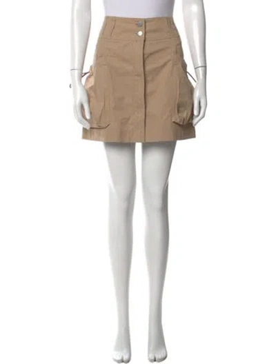 Pre-owned Prada Vintage Mini Skirt In Neutrals