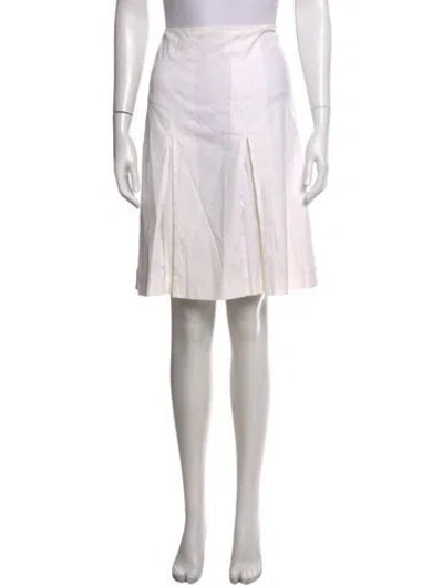Pre-owned Prada Vintage Mini Skirt In Neutrals