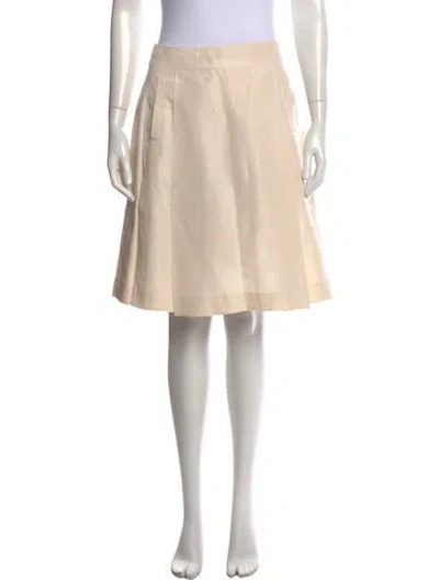 Pre-owned Prada Vintage Mini Skirt In Neutrals
