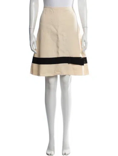 Pre-owned Prada Vintage Mini Skirt In Neutrals