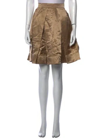 Pre-owned Prada Vintage Mini Skirt In Neutrals