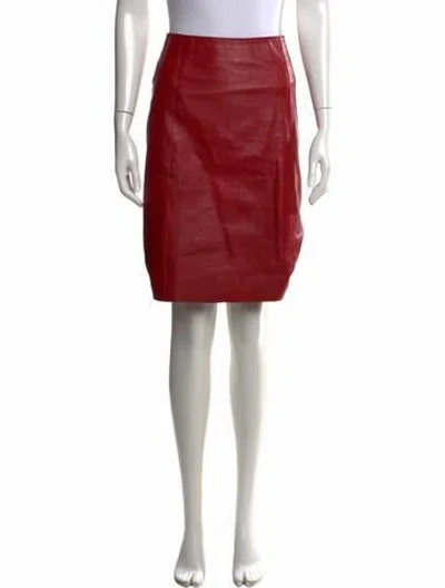 Pre-owned Prada Vintage Mini Skirt In Red