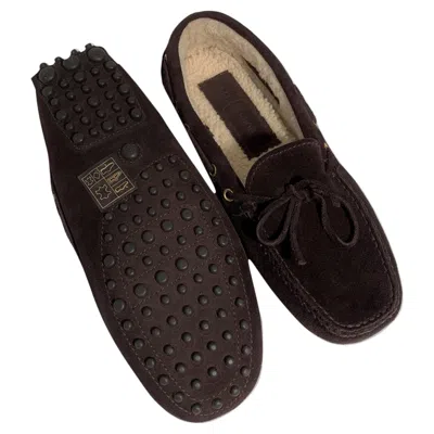Pre-owned Prada Vintage New The Original  Car Shoe Flat Moccasin Shearling Driving Sz 36.5 In Black