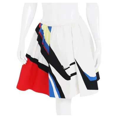 Pre-owned Prada Vintage Pleated Skirt In Gray