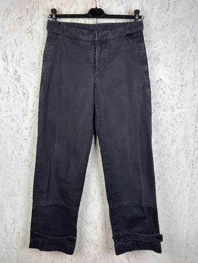 Pre-owned Prada Vintage  Archive 90's Designer Pants Trousers Size 46 In Gray