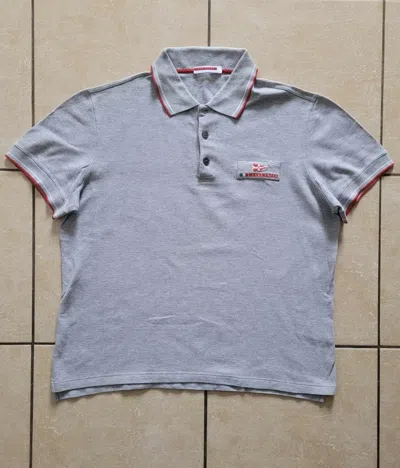 Pre-owned Prada Vintage  Luna Rossa Polo In Grey