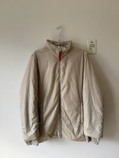 Pre-owned Prada Vintage  Sport Art.280244 Nylon Jacket (46) In Sand