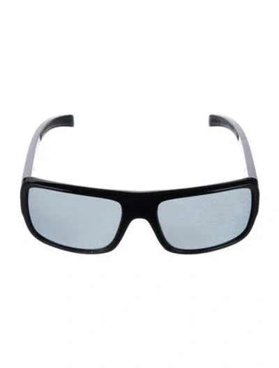 Pre-owned Prada Vintage Shield Sunglasses In Black