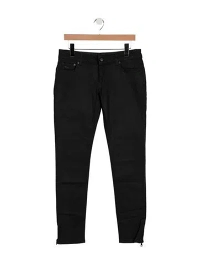 Pre-owned Prada Vintage Skinny Leg Jeans In Black