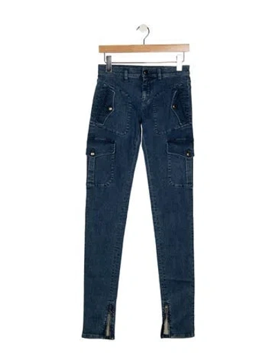 Pre-owned Prada Vintage Skinny Leg Jeans In Blue