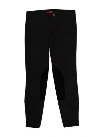 Pre-owned Prada Vintage Skinny Leg Pants In Black