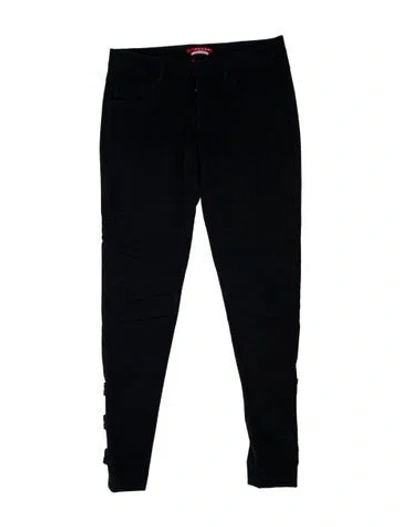 Pre-owned Prada Vintage Skinny Leg Pants In Black