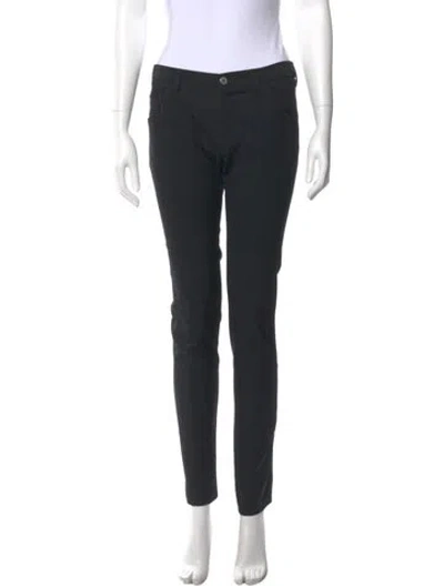 Pre-owned Prada Vintage Skinny Leg Pants In Black