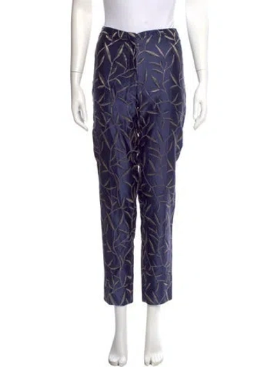 Pre-owned Prada Vintage Skinny Leg Pants In Blue