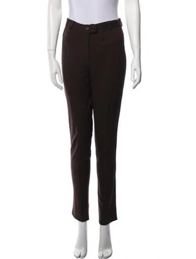 Pre-owned Prada Vintage Skinny Leg Pants In Brown