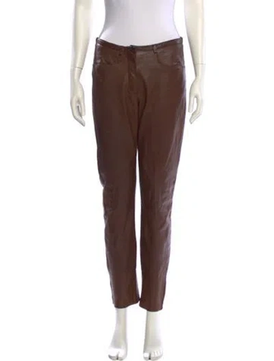 Pre-owned Prada Vintage Skinny Leg Pants In Brown