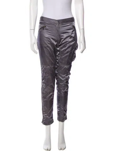 Pre-owned Prada Vintage Skinny Leg Pants In Gray