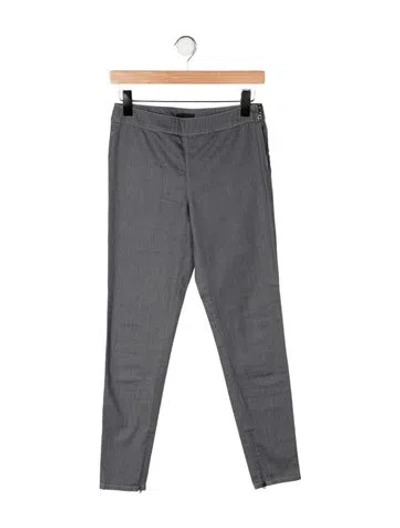 Pre-owned Prada Vintage Skinny Leg Pants In Gray
