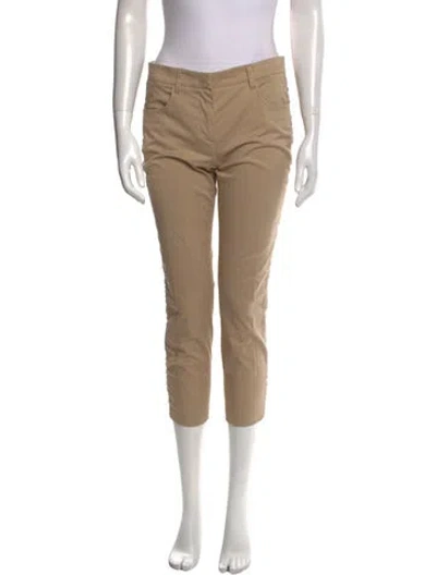 Pre-owned Prada Vintage Skinny Leg Pants In Neutral